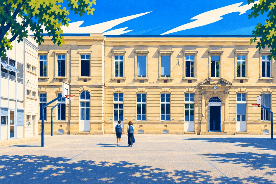 Illustration de Lycée privé Sainte-Marie Grand Lebrun